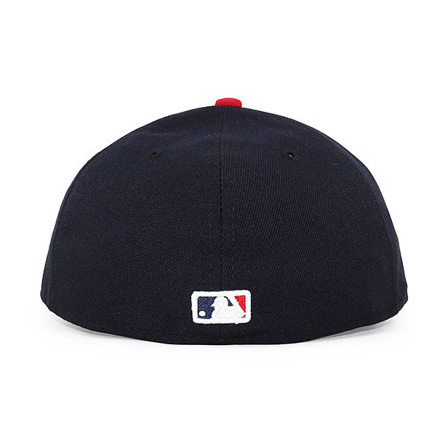 ニューエラ キャップ 59FIFTY クリーブランド インディアンス MLB ON-FIELD HOME LOW PROFILE FITTED CAP LP NAVY
