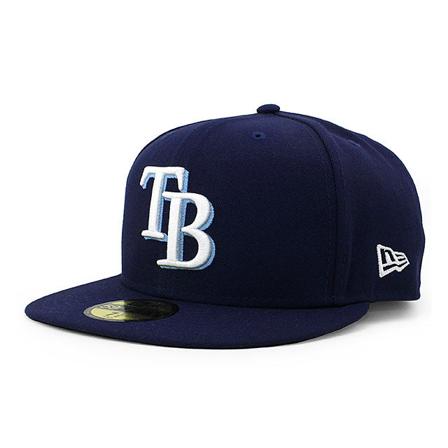 ニューエラ キャップ 59FIFTY タンパベイ レイズ ON-FIELD AUTHENTIC GAME FITTED CAP NAVY