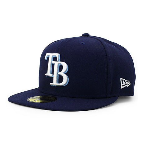 ニューエラ キャップ 59FIFTY タンパベイ レイズ ON-FIELD AUTHENTIC GAME FITTED CAP NAVY
