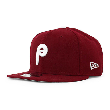 ニューエラ 9FIFTY フィラデルフィア フィリーズ MLB 1981 COOPERSTOWN REPLICA SNAPBACK CAP BURGUNDY