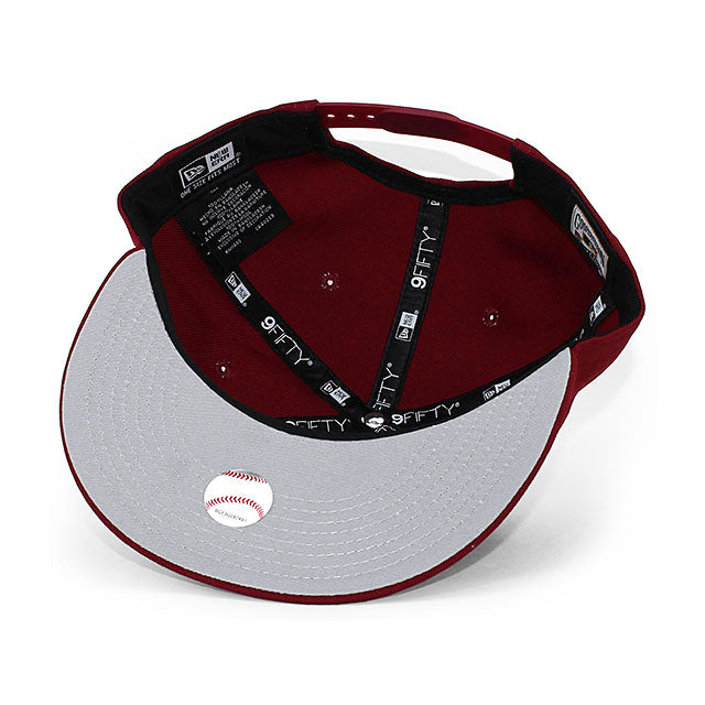 ニューエラ 9FIFTY フィラデルフィア フィリーズ MLB 1981 COOPERSTOWN REPLICA SNAPBACK CAP BURGUNDY