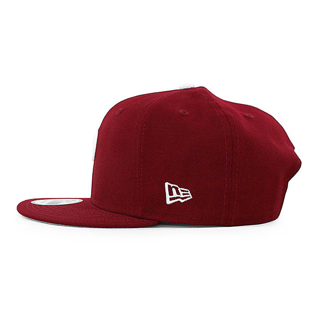 ニューエラ 9FIFTY フィラデルフィア フィリーズ MLB 1981 COOPERSTOWN REPLICA SNAPBACK CAP BURGUNDY