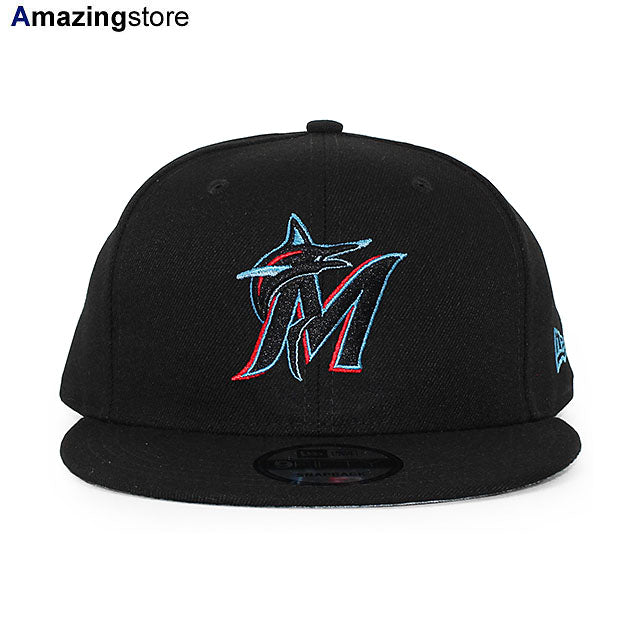 ニューエラ キャップ 9FIFTY マイアミ マーリンズ MLB TEAM BASIC SNAPBACK CAP BLACK