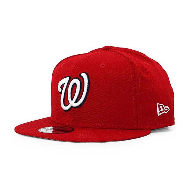 ニューエラ 9FIFTY ワシントン ナショナルズ MLB REPLICA HOME SNAPBACK CAP RED NEW ERA WASHINGTON NATIONALS