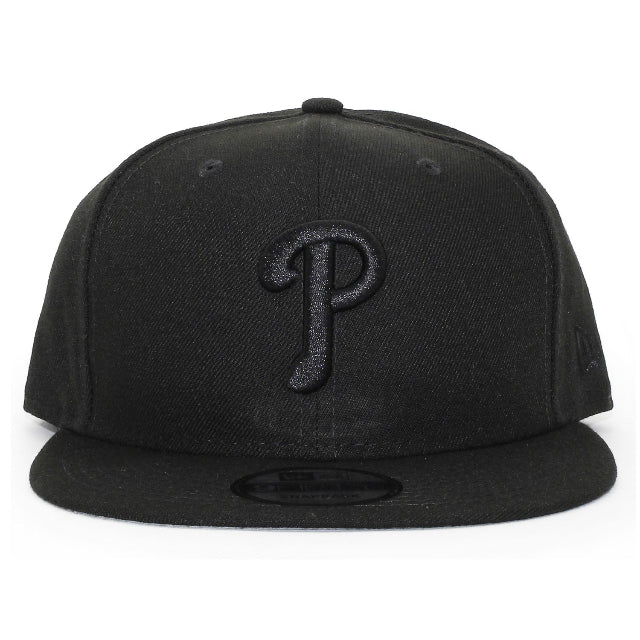 ニューエラ キャップ 9FIFTY スナップバック フィラデルフィア フィリーズ MLB TEAM BASIC SNAPBACK BLACKOUT