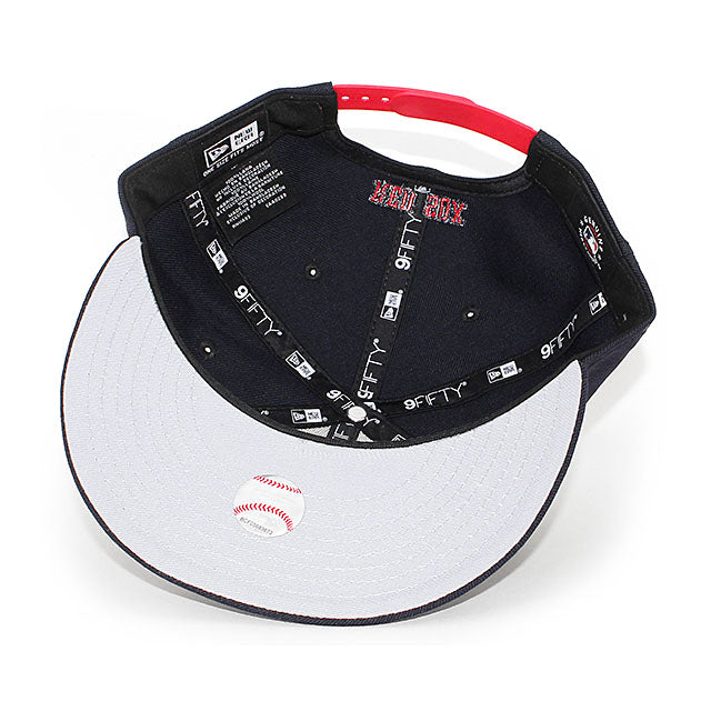 ニューエラ 9FIFTY ボストン レッドソックス MLB REPLICA GAME SNAPBACK CAP NAVY NEW ERA BOSTON RED SOX