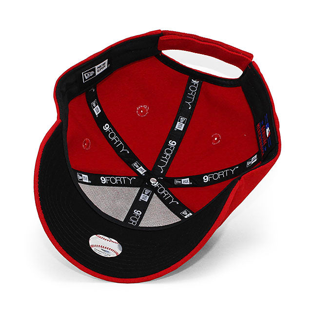 ニューエラ キャップ 9FORTY ロサンゼルス エンゼルス MLB THE LEAGUE GAME ADJUSTABLE CAP RED