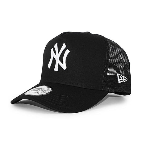 ニューエラ 9FORTY メッシュキャップ ニューヨーク ヤンキース MLB TRUCKER MESH CAP BLACK WHITE