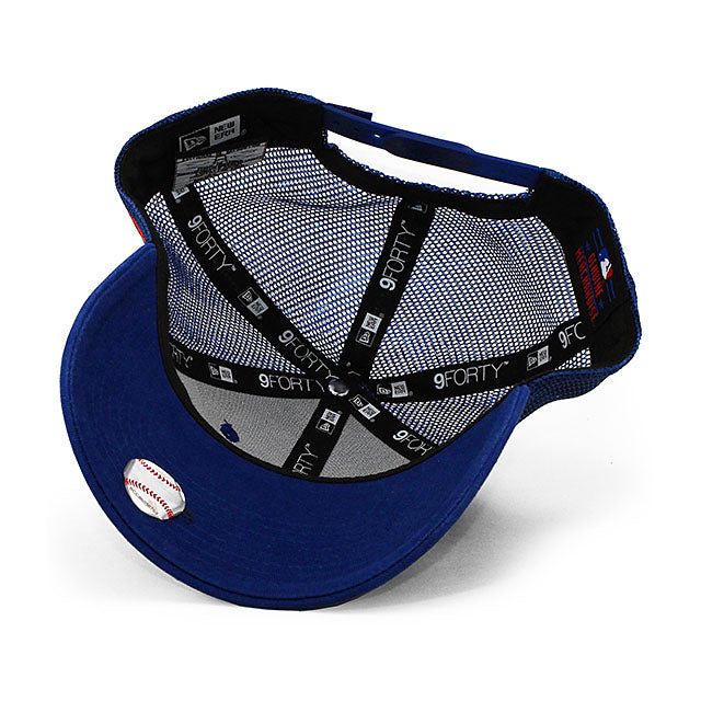 ニューエラ メッシュキャップ 9FORTY ニューヨーク メッツ MLB TRUCKER MESH CAP BLUE