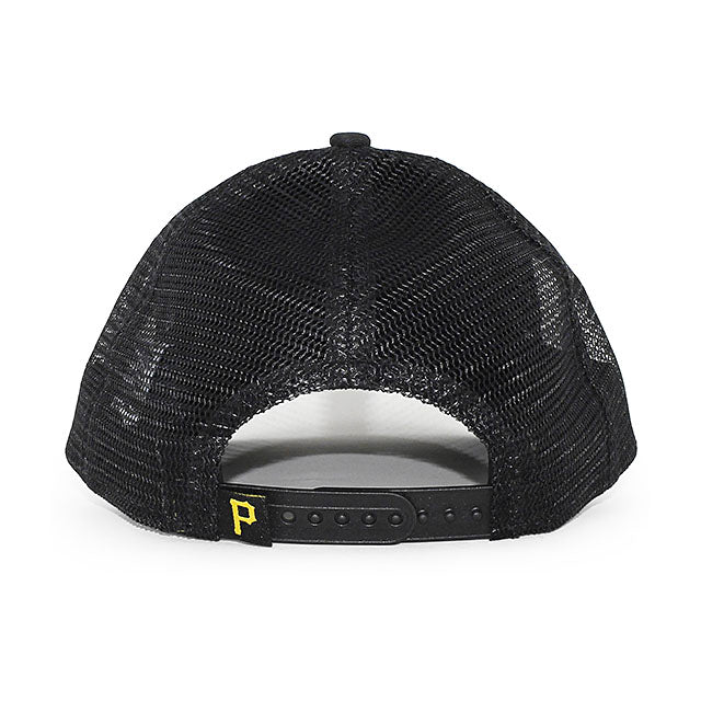 ニューエラ メッシュキャップ 9FORTY ピッツバーグ パイレーツ MLB TRUCKER MESH CAP BLACK