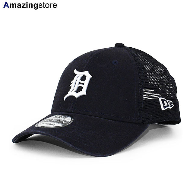ニューエラ メッシュキャップ 9FORTY デトロイト タイガース MLB TRUCKER MESH CAP NAVY