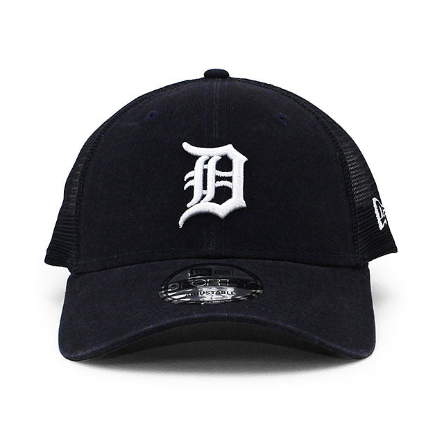 ニューエラ メッシュキャップ 9FORTY デトロイト タイガース MLB TRUCKER MESH CAP NAVY
