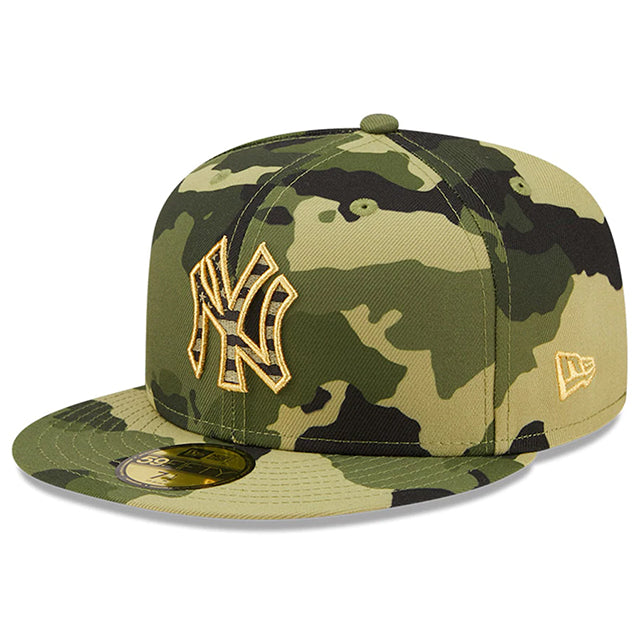 ニューエラ キャップ 59FIFTY ニューヨーク ヤンキース 2024 MLB ARMED FORCES STARS N STRIPES FITTED CAP