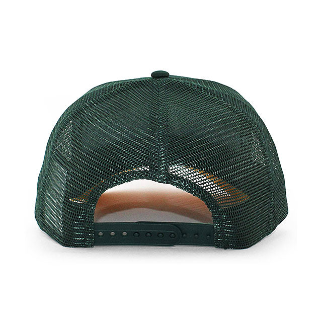 ニューエラ メッシュキャップ 9FORTY オークランド アスレチックス MLB A-FRAME TRUCKER MESH CAP GREEN