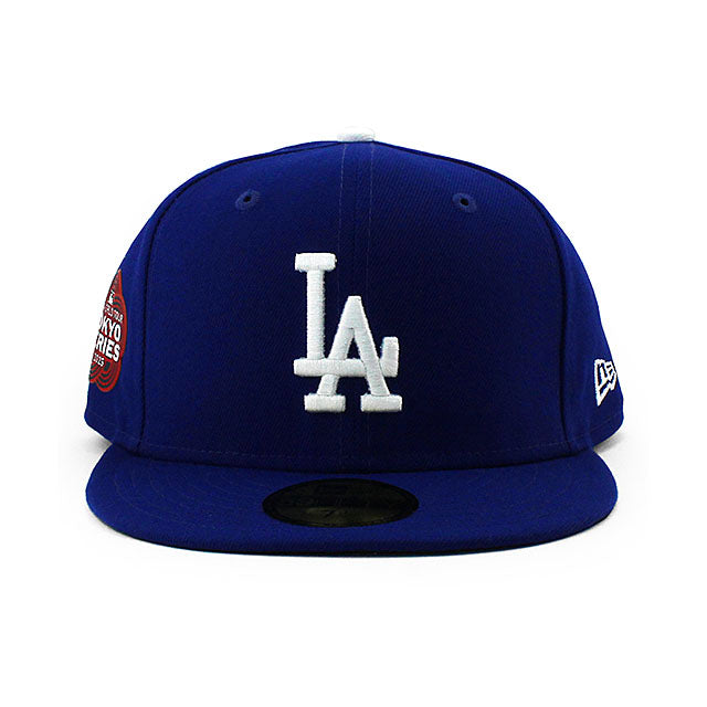 即日発送 2025 東京シリーズモデル ニューエラ キャップ 59FIFTY ロサンゼルス ドジャース MLB TOKYO SERIES ON-FIELD FITTED CAP ROYAL BLUE
