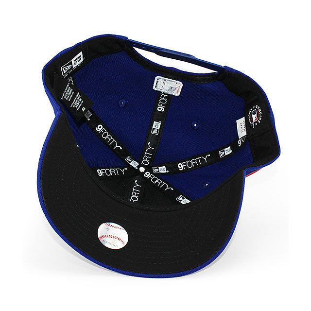 2025 東京シリーズモデル 海外取寄 ニューエラ 9FORTY M-CROWN ロサンゼルス ドジャース MLB TOKYO SERIES SNAPBACK CAP ROYAL BLUE