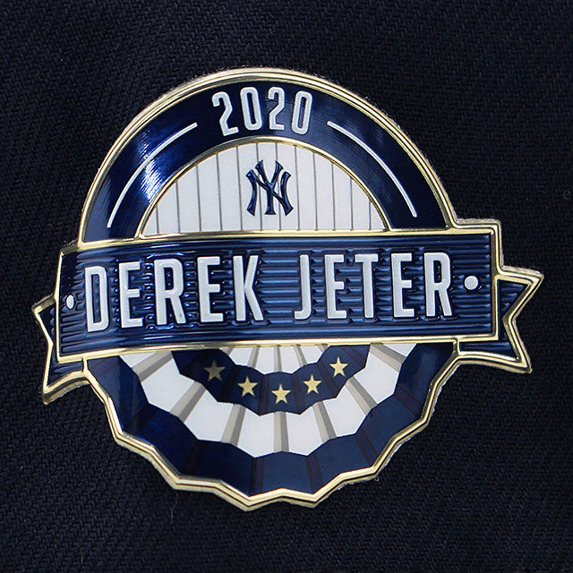 ニューエラ 59FIFTY デレク ジーター 米・野球殿堂入り記念モデル ニューヨーク ヤンキース HALL OF FAME AUTHENTIC FITTED CAP NAVY