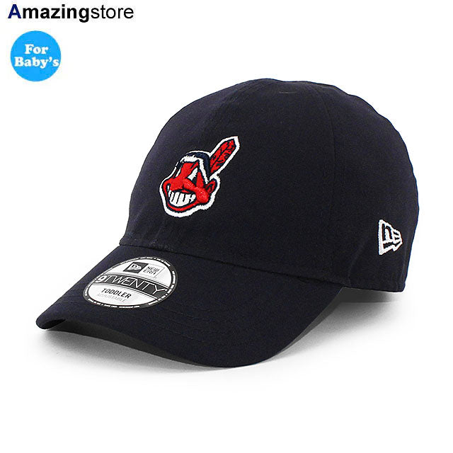 幼児用 ニューエラ キャップ 9TWENTY クリーブランド インディアンス MLB KID'S MY 1st INFANT ADJUSTABLE CAP NAVY