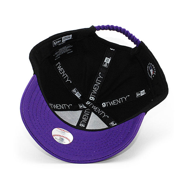 幼児用 ニューエラ キャップ 9TWENTY コロラド ロッキーズ MLB KID'S MY 1st INFANT ADJUSTABLE CAP BLACK