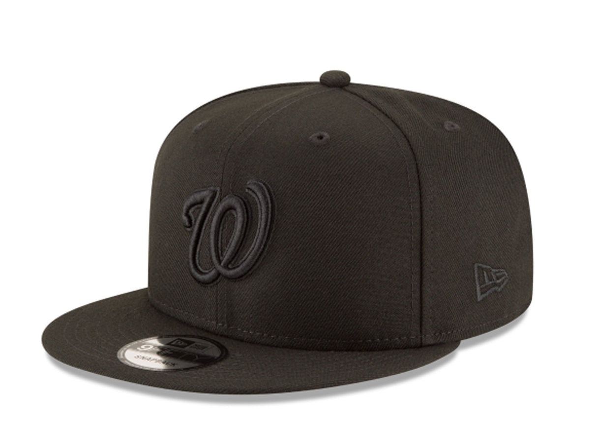 ニューエラ キャップ 9FIFTY ワシントン ナショナルズ MLB TEAM BASIC SNAPBACK CAP BLACKOUT