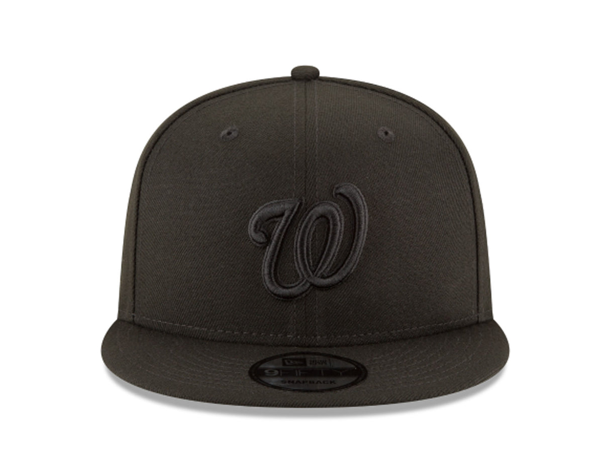 ニューエラ キャップ 9FIFTY ワシントン ナショナルズ MLB TEAM BASIC SNAPBACK CAP BLACKOUT