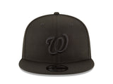 ニューエラ キャップ 9FIFTY スナップバック ワシントン ナショナルズ MLB TEAM BASIC SNAPBACK CAP BLACKOUT