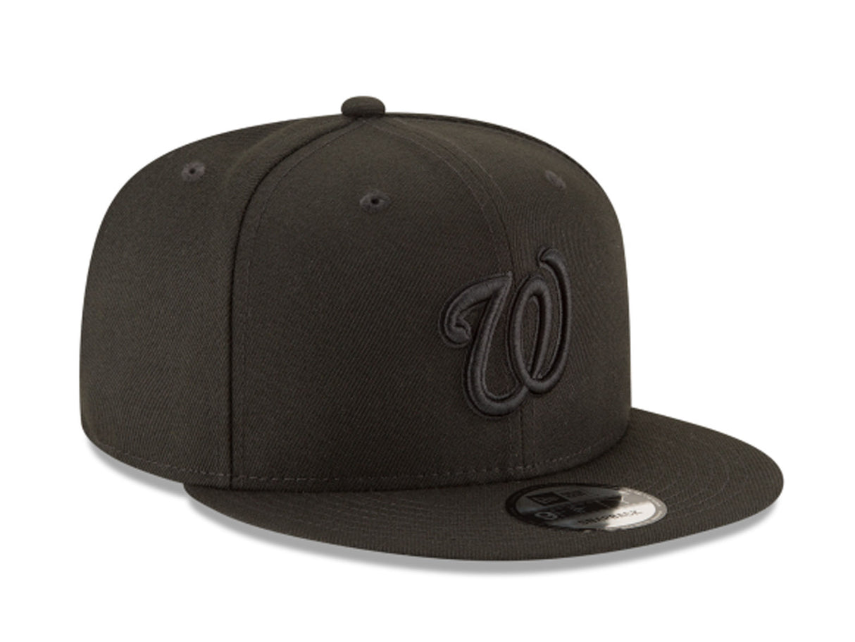 ニューエラ キャップ 9FIFTY ワシントン ナショナルズ MLB TEAM BASIC SNAPBACK CAP BLACKOUT