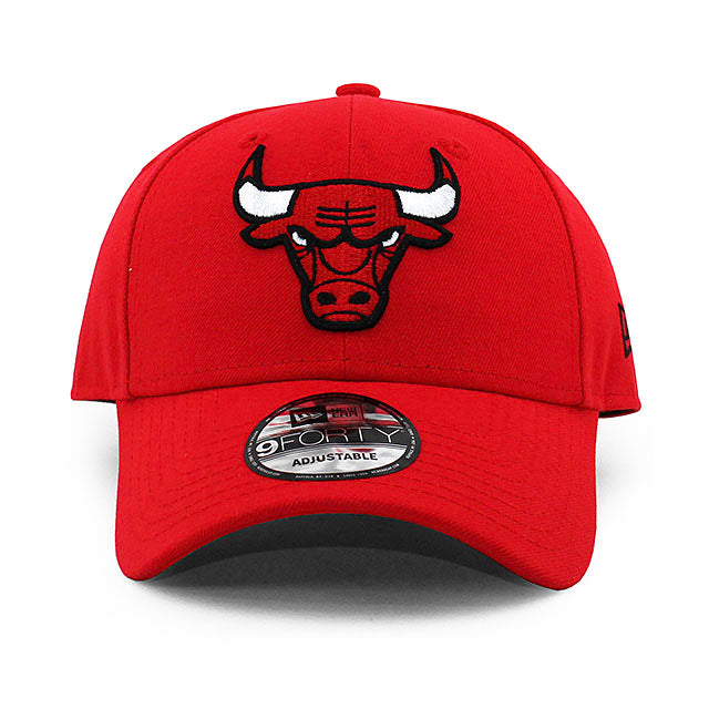 ニューエラ キャップ 9FORTY シカゴ ブルズ NBA THE LEAGUE ADJUSTABLE CAP RED
