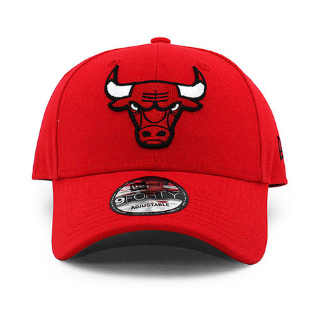 ニューエラ キャップ 9FORTY シカゴ ブルズ NBA THE LEAGUE ADJUSTABLE CAP RED NEW ERA CHICAGO BULLS