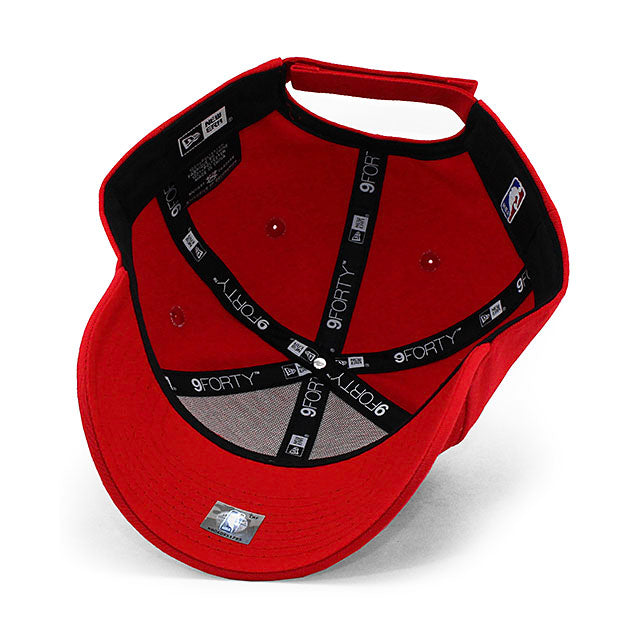 ニューエラ キャップ 9FORTY シカゴ ブルズ NBA THE LEAGUE ADJUSTABLE CAP RED