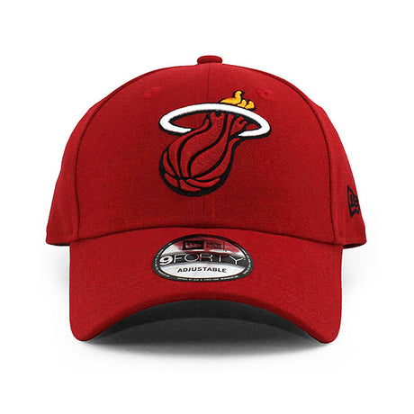 ニューエラ キャップ 9FORTY マイアミ ヒート NBA THE LEAGUE ADJUSTABLE CAP RED NEW ERA MIAMI HEAT