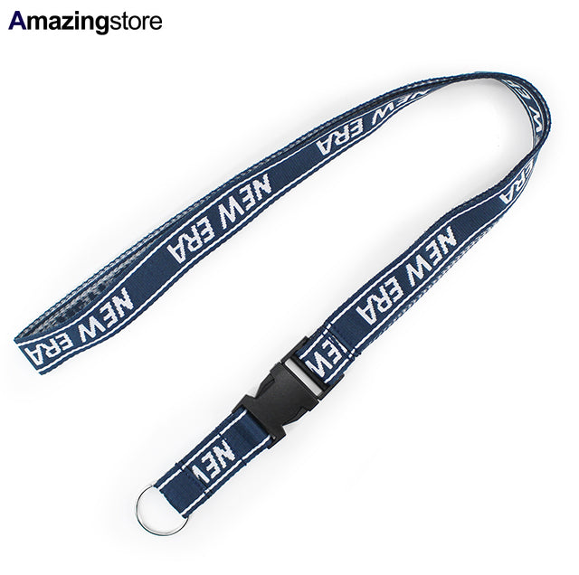 ニューエラ ネックストラップ NECK STRAP LANYARD NAVY-WHITE NEW ERA ランヤード ネイビー