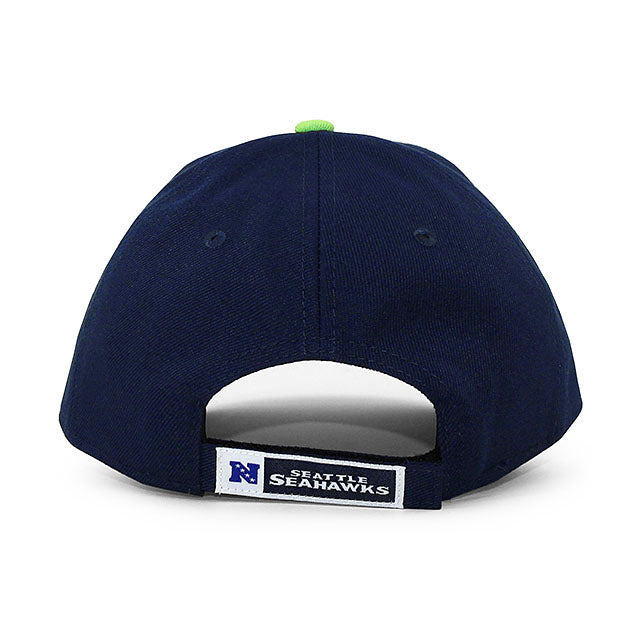 ニューエラ キャップ 9FORTY シアトル シーホークス NFL THE LEAGUE ADJUSTABLE CAP NAVY