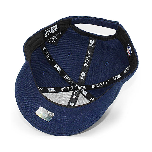 ニューエラ キャップ 9FORTY シアトル シーホークス NFL THE LEAGUE ADJUSTABLE CAP NAVY