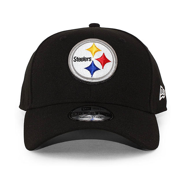 ニューエラ キャップ 9FORTY ピッツバーグ スティーラーズ NFL THE LEAGUE ADJUSTABLE CAP BLACK