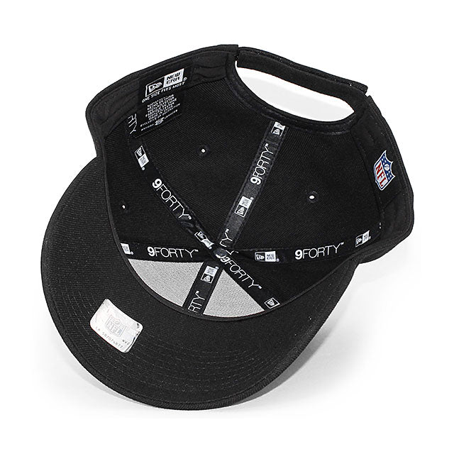 ニューエラ キャップ 9FORTY ピッツバーグ スティーラーズ NFL THE LEAGUE ADJUSTABLE CAP BLACK
