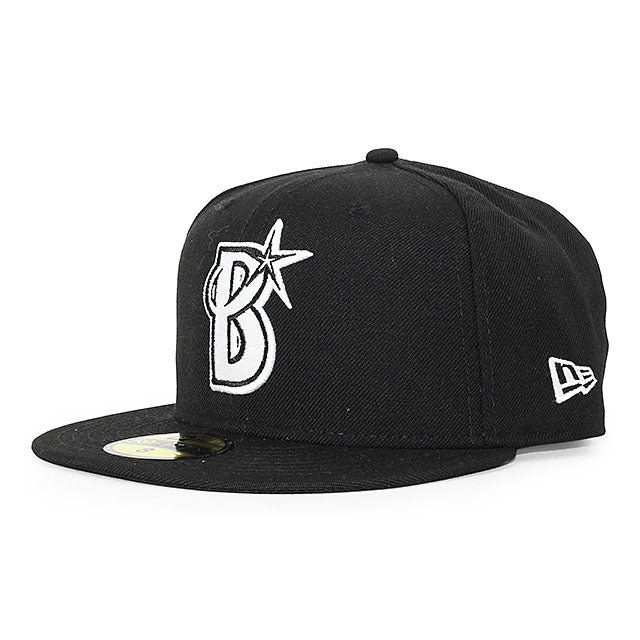 ニューエラ キャップ 59FIFTY 横浜DeNA ベイスターズ NPB FITTED CAP BLACK WHITE