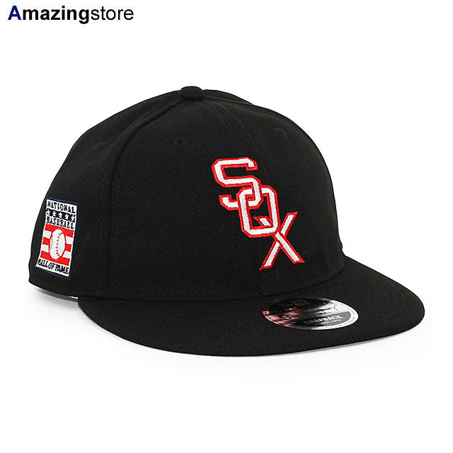 MLB ホールオブフェイムモデル ニューエラ RC9FIFTY スナップバック シカゴ ホワイトソックス HALL OF FAME RETRO CROWN SNAPBACK CAP BLACK