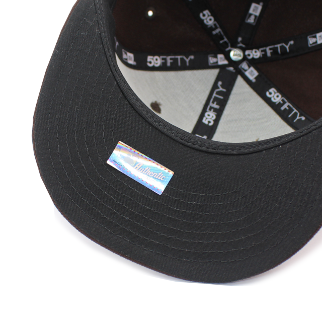 子供用 ニューエラ キャップ 59FIFTY サンディエゴ パドレス YOUTH MLB ON-FIELD AUTHENTIC ALTERNATE FITTED CAP BROWN