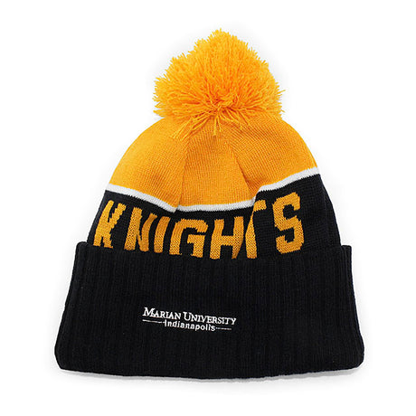 ニューエラ ニット ビーニー マリアン ナイツ NCAA SPORT KNIT BEANIE BLACK