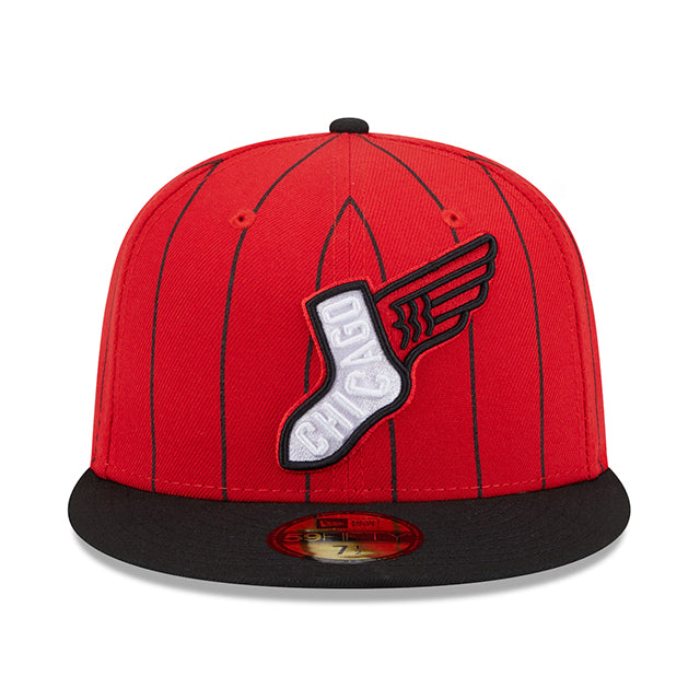 海外取寄 シティコネクト ニューエラ キャップ 59FIFTY シカゴ ホワイトソックス MLB CITY CONNECT FITTED CAP RED-BLACK