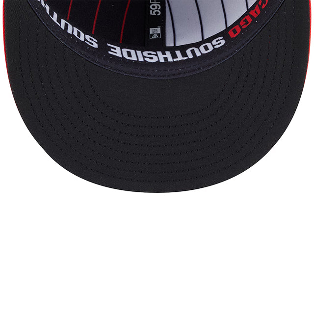 海外取寄 シティコネクト ニューエラ キャップ 59FIFTY シカゴ ホワイトソックス MLB CITY CONNECT ALTERNATE FITTED CAP BLACK-RED