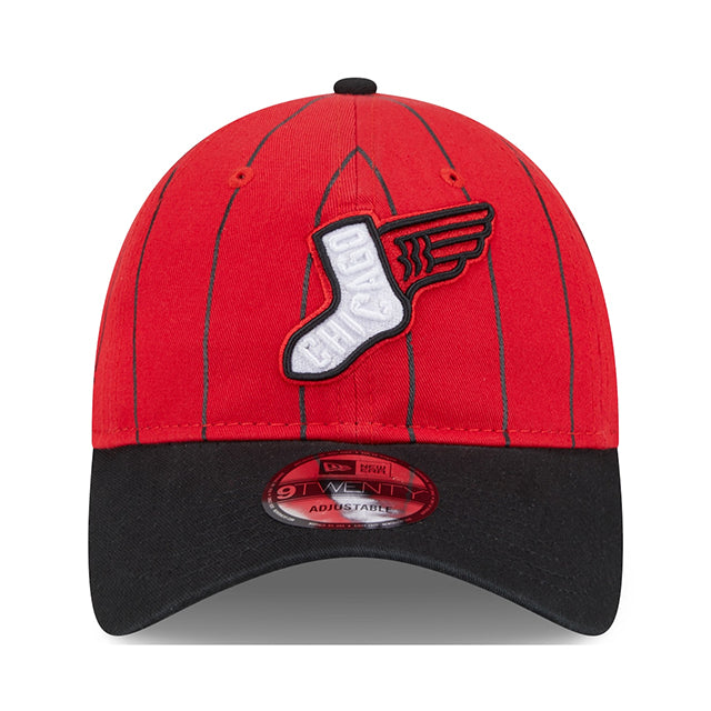 海外取寄 シティコネクト ニューエラ キャップ 9TWENTY シカゴ ホワイトソックス MLB CITY CONNECT STRAPBACK CAP RED-BLACK