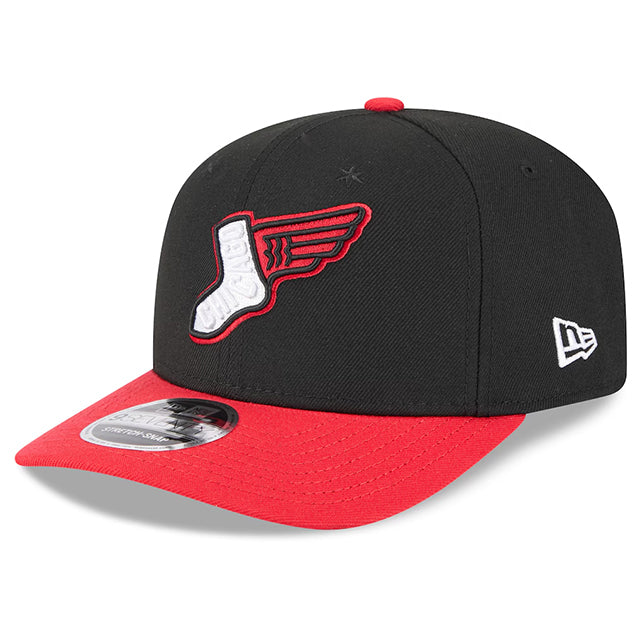 海外取寄 シティコネクト ニューエラ キャップ 9SEVENTY シカゴ ホワイトソックス MLB CITY CONNECT ALTERNATE STRETCH SNAPBACK CAP BLACK-RED