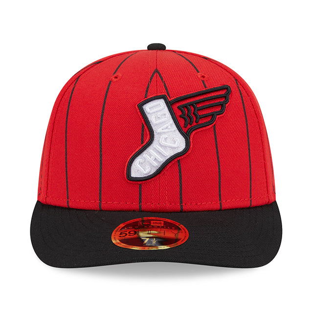 海外取寄 シティコネクト ニューエラ キャップ LP59FIFTY シカゴ ホワイトソックス MLB CITY CONNECT FITTED CAP RED-BLACK