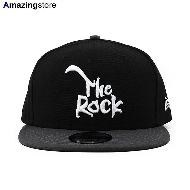ザ ロックモデル ニューエラ コラボ 9FIFTY スナップバック キャップ WWE THE ROCK BLACK