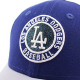 子供用 ニューエラ メッシュキャップ 9FORTY ロサンゼルス ドジャース YOUTH MLB GLITTER MESH CAP BLUE