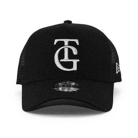 子供用 ニューエラ メッシュキャップ 9FORTY 読売 ジャイアンツ YOUTH NPB TG LOGO A-FRAME TRUCKER MESH CAP BLACK
