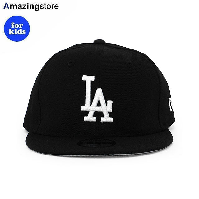 子供用 ニューエラ キャップ 9FIFTY ロサンゼルス ドジャース YOUTH MLB TEAM BASIC SNAPBACK CAP BLACK