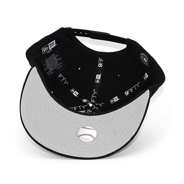 子供用 ニューエラ キャップ 9FIFTY ロサンゼルス ドジャース YOUTH MLB TEAM BASIC SNAPBACK CAP BLACK